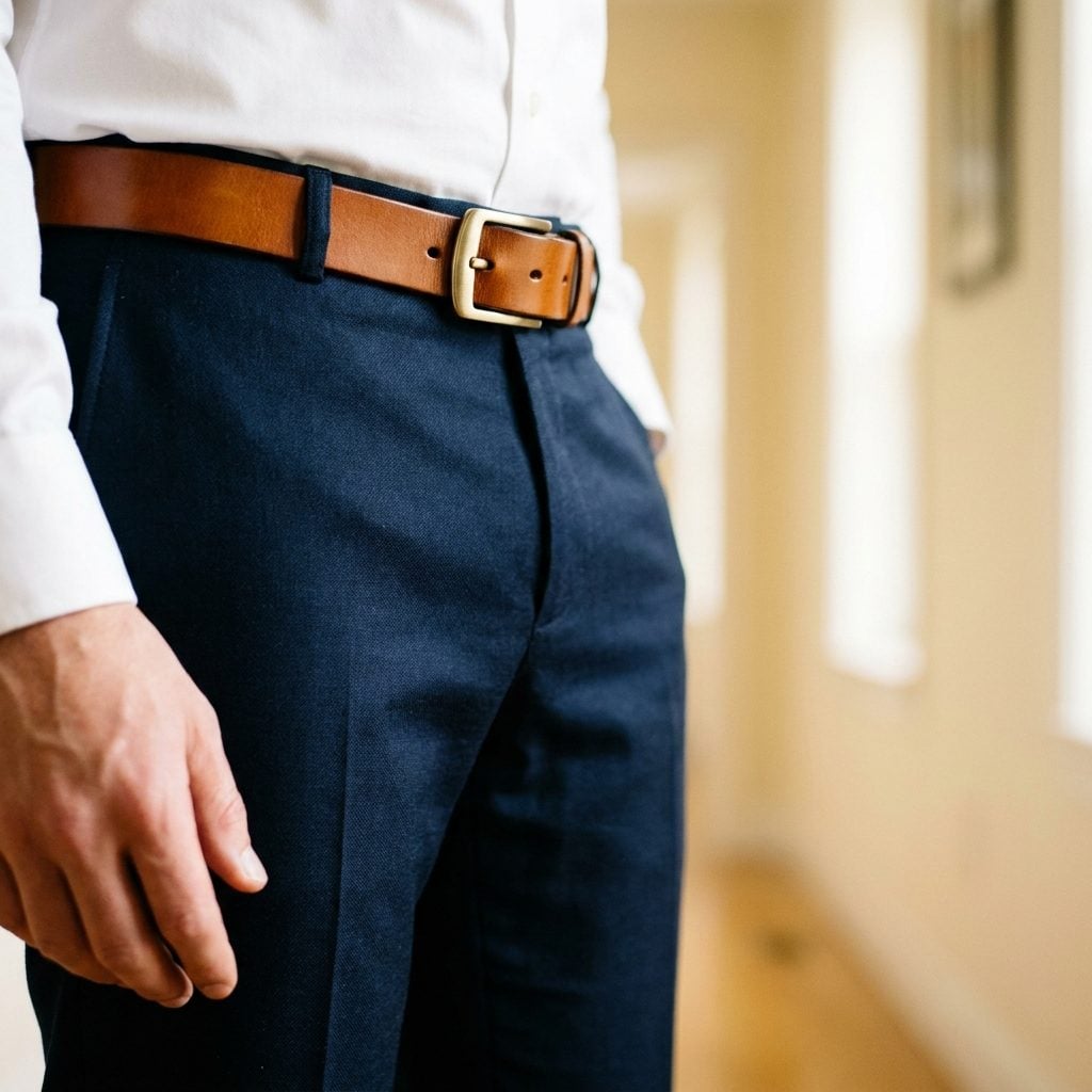 His Belt Always, Always Matches His Shoes