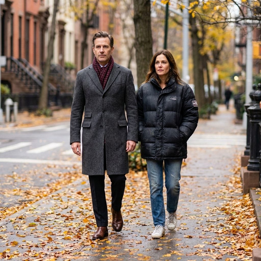 He Owns a Proper Overcoat While You're Still Wearing That Jacket From 2016