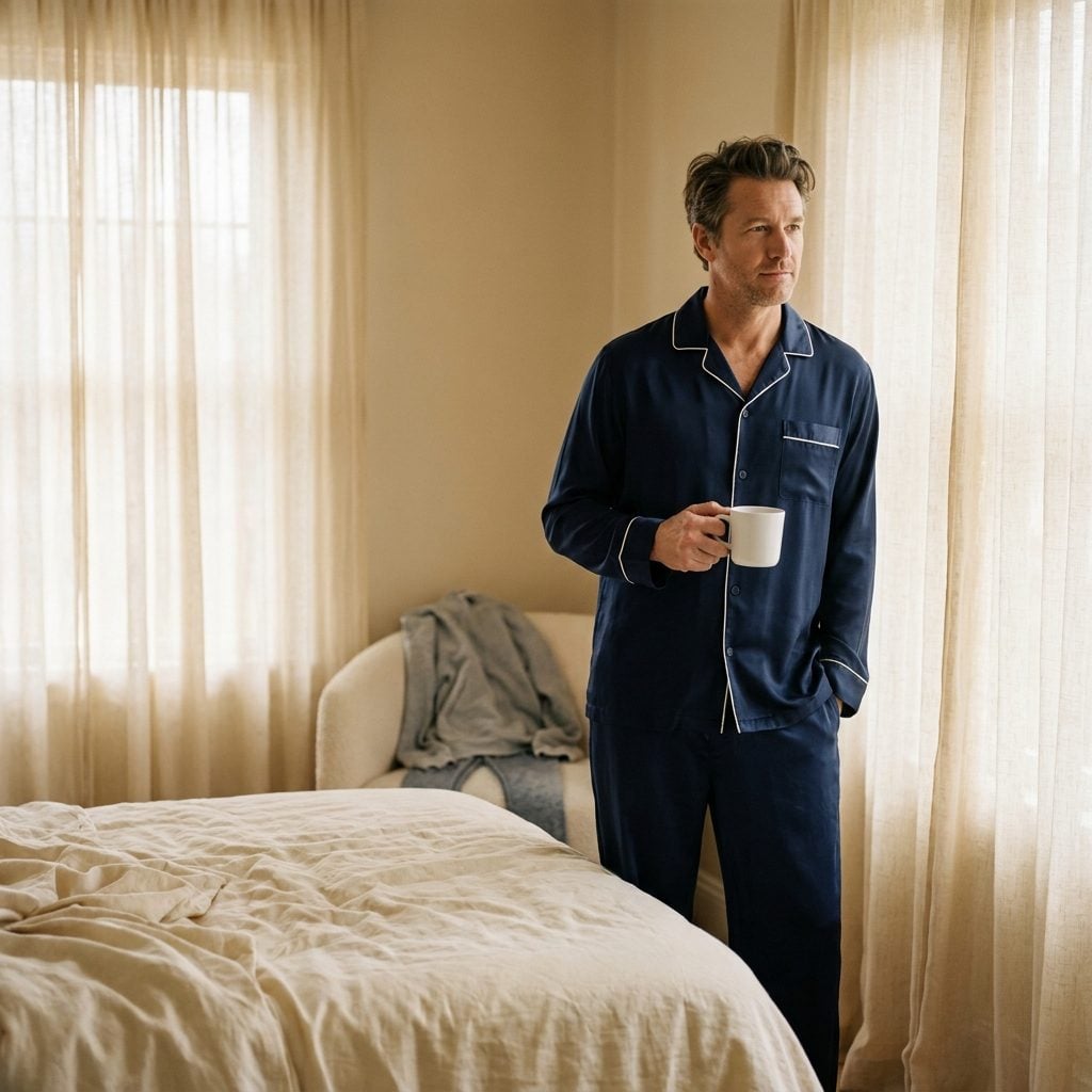 His Pajamas Now Look Better Than Your Going-Out Clothes