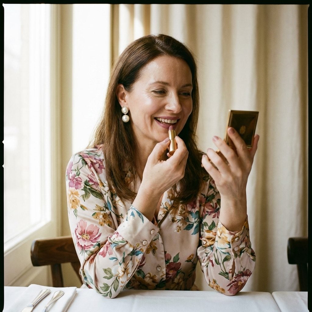 Lipstick in a Color That Was Simply Called 'Mauve'