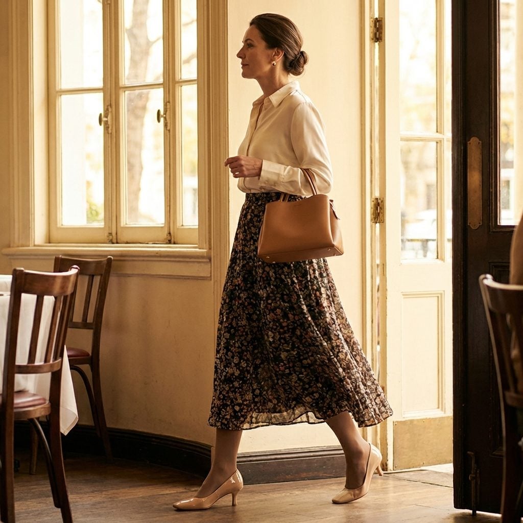 The Square-Toe Kitten Heel in Every Neutral