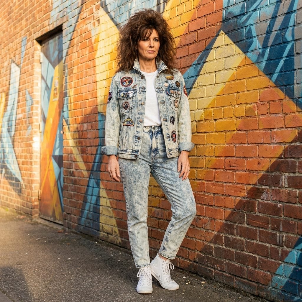 Acid-Wash Denim, Head to Toe, No Apologies