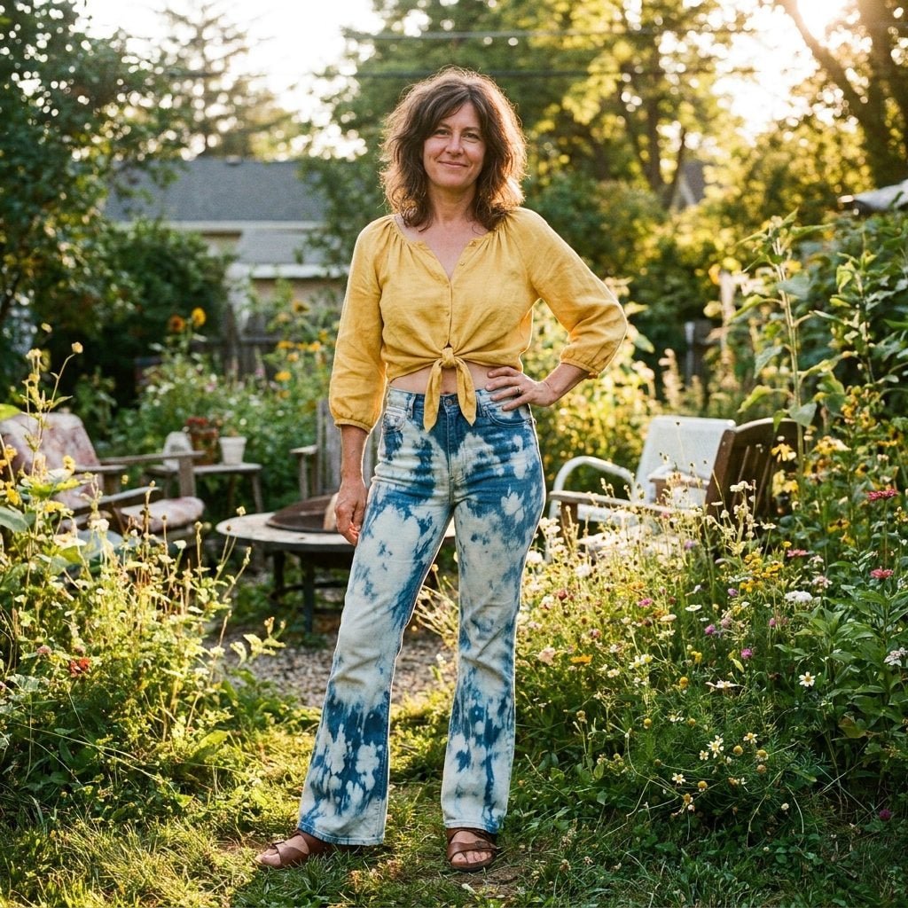 Bleach-Splattered and Tie-Dyed Denim You Destroyed in the Backyard on Purpose