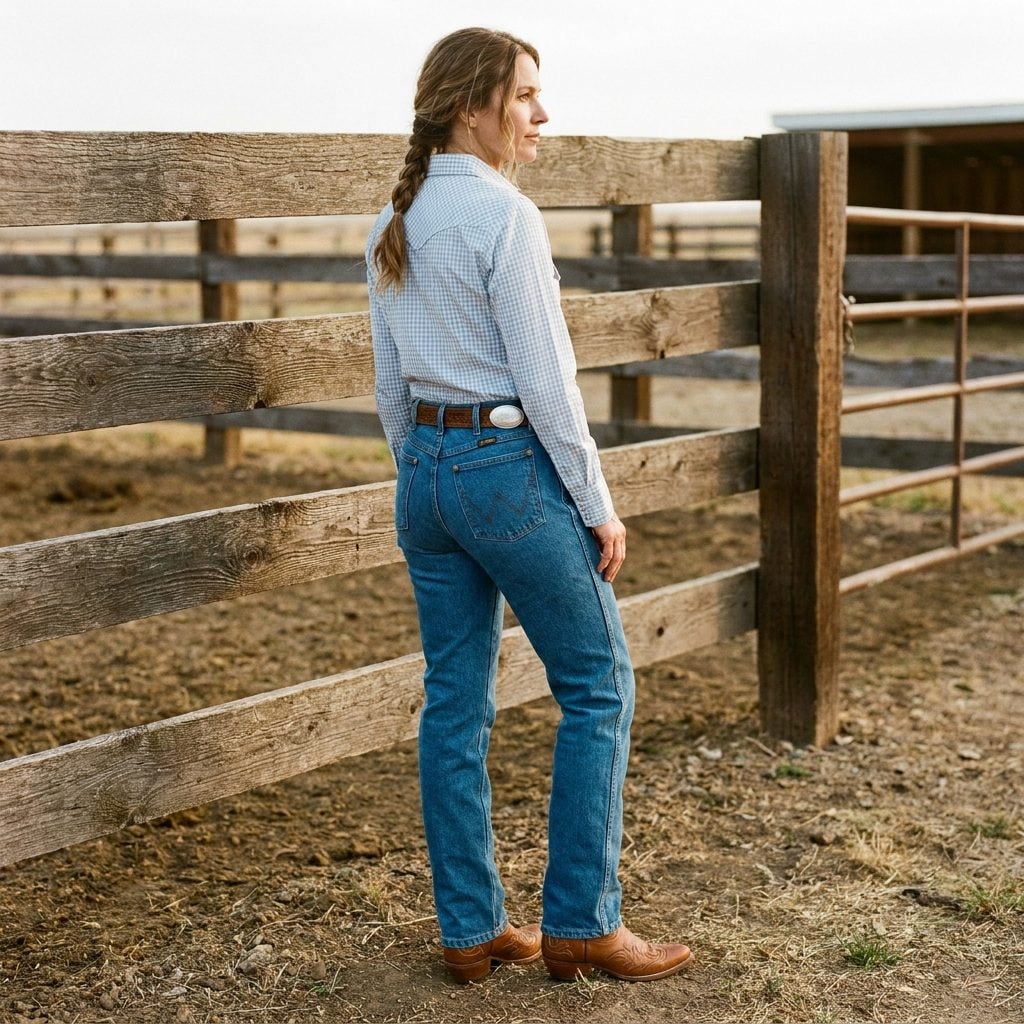 Wrangler Western-Cut Jeans With the Cowboy Yoke You Couldn't Argue With