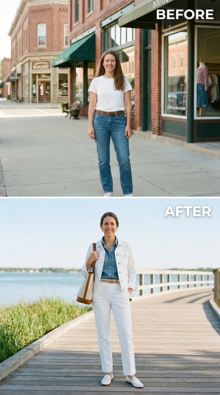 White Denim, Chambray, and the Art of Dressing with Intention