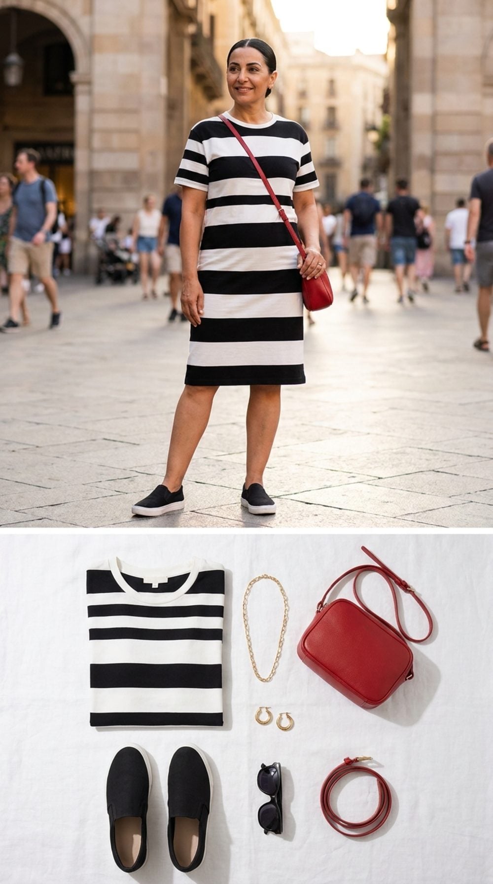 Horizontal Stripes Parked Right Across Your Hips, Stomach, or Bust