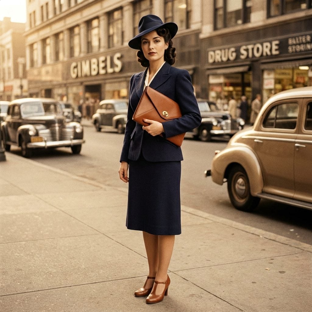 The Envelope Clutch Tucked Precisely Under One Arm