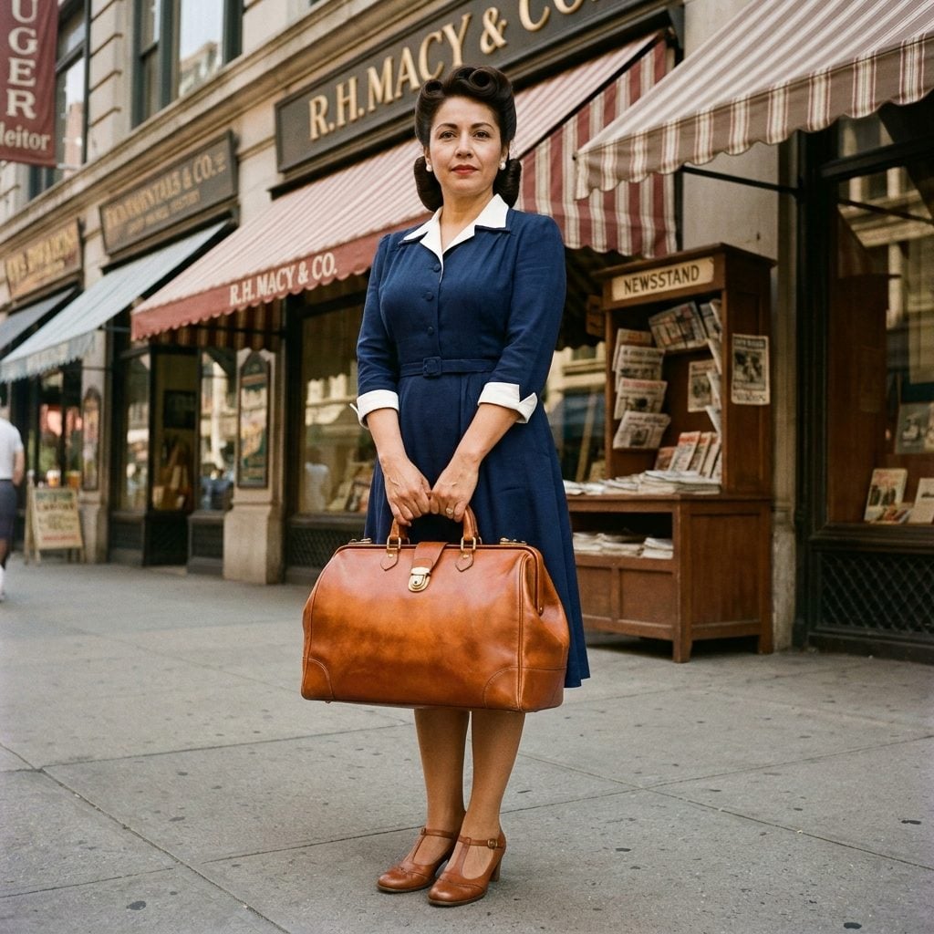 Top-Handle Doctor Bag Silhouettes That Looked Like They Meant Business