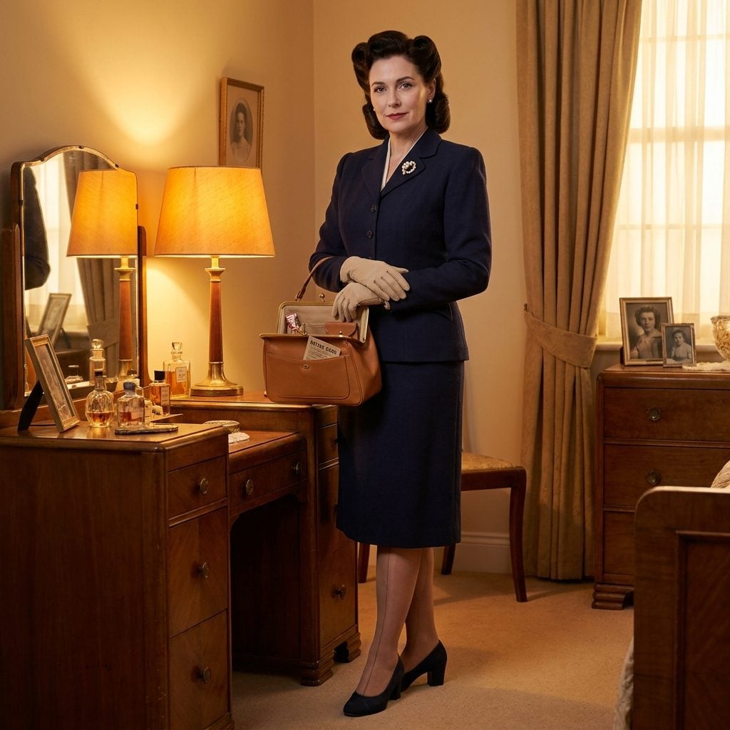 The Interior Built for Lipstick, a Compact, and a Ration Card