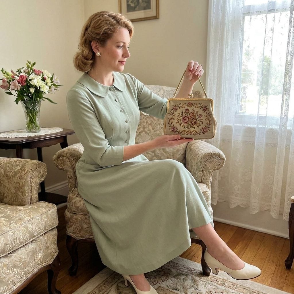 Petit Point Tapestry Bags With Tiny Floral Scenes You Could Lose Yourself In