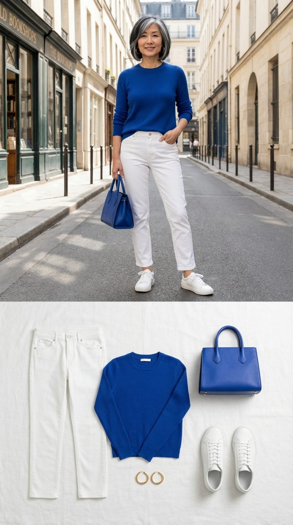 Cobalt Knit and the Bright-Color Principle No One Talks About