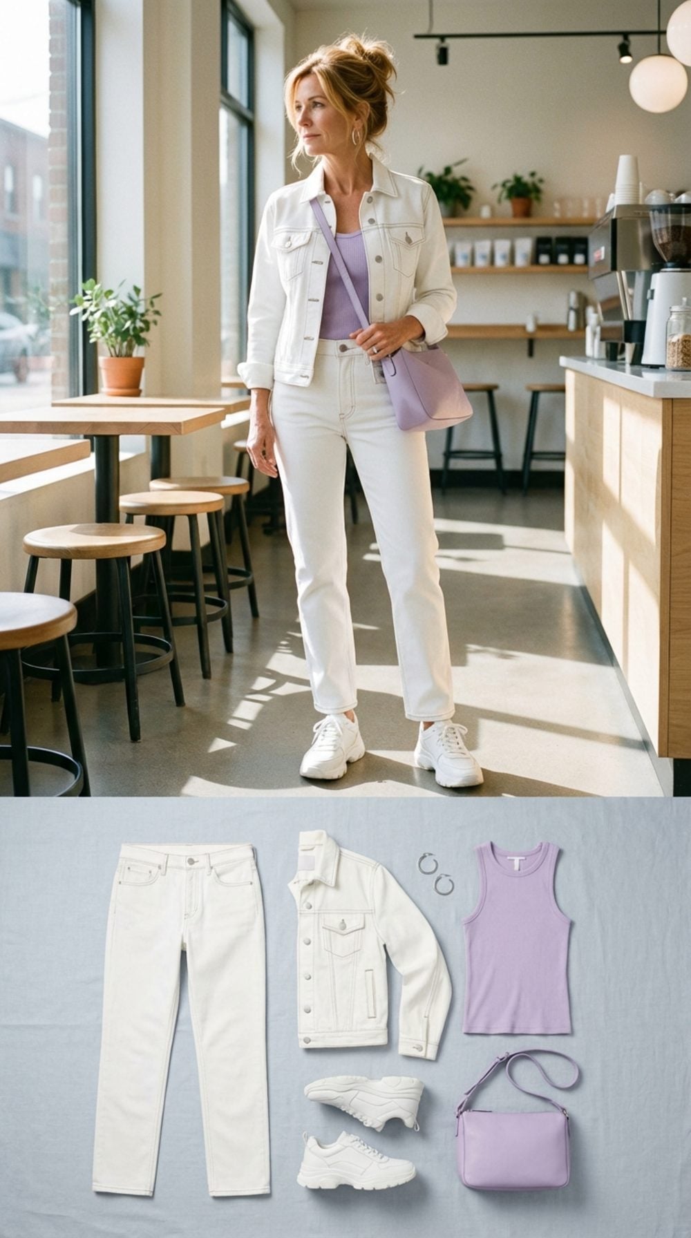 The Denim-on-Denim Play, But Make It White