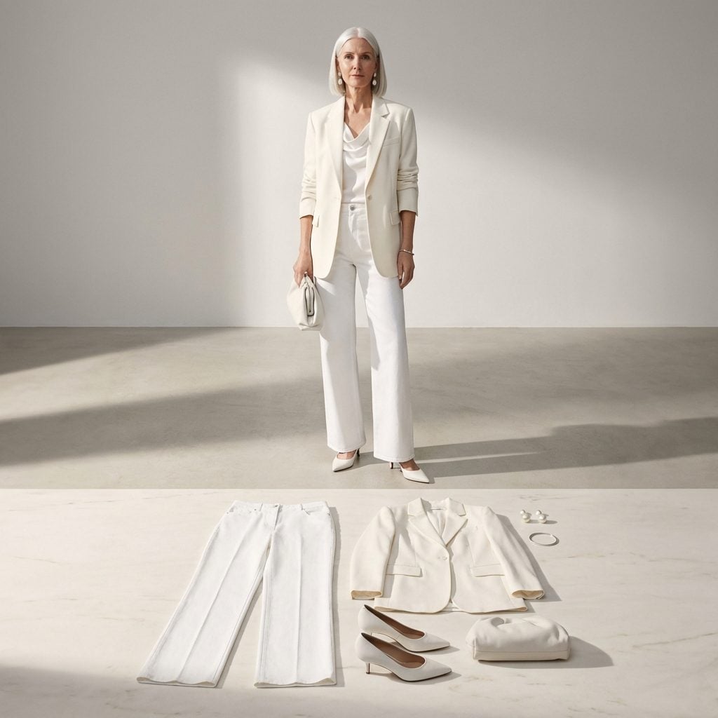 The Monochrome White Head-to-Toe: Confidence as a Complete Look