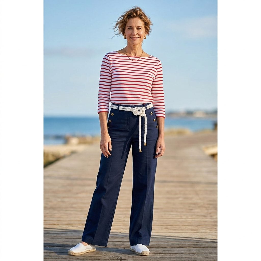 Rope Belts Tied in Sailor Knots Because We All Thought We Were on a Yacht