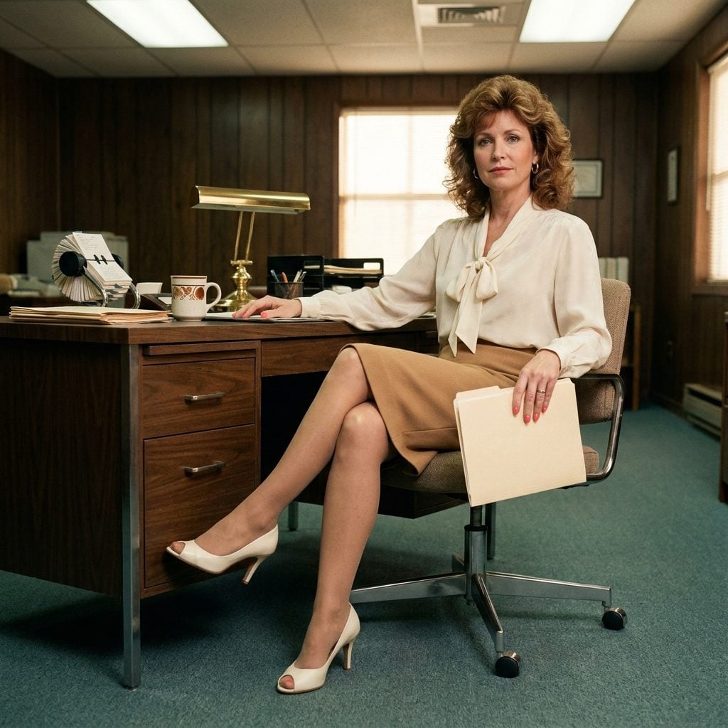 Sheer Pantyhose and Peep-Toe Pumps: The Combination Nobody Questioned