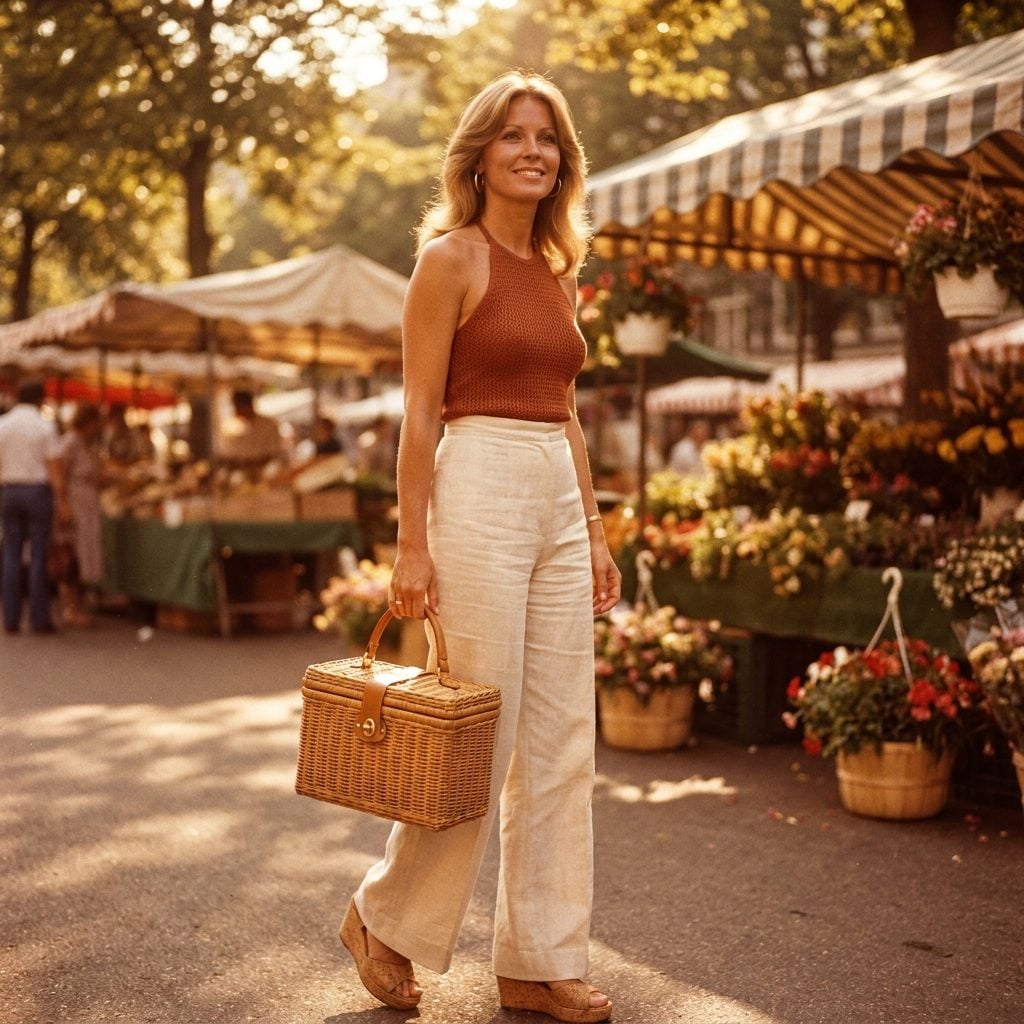 The Wicker Basket Bag With the Hinged Lid You Carried Like a Tiny Suitcase