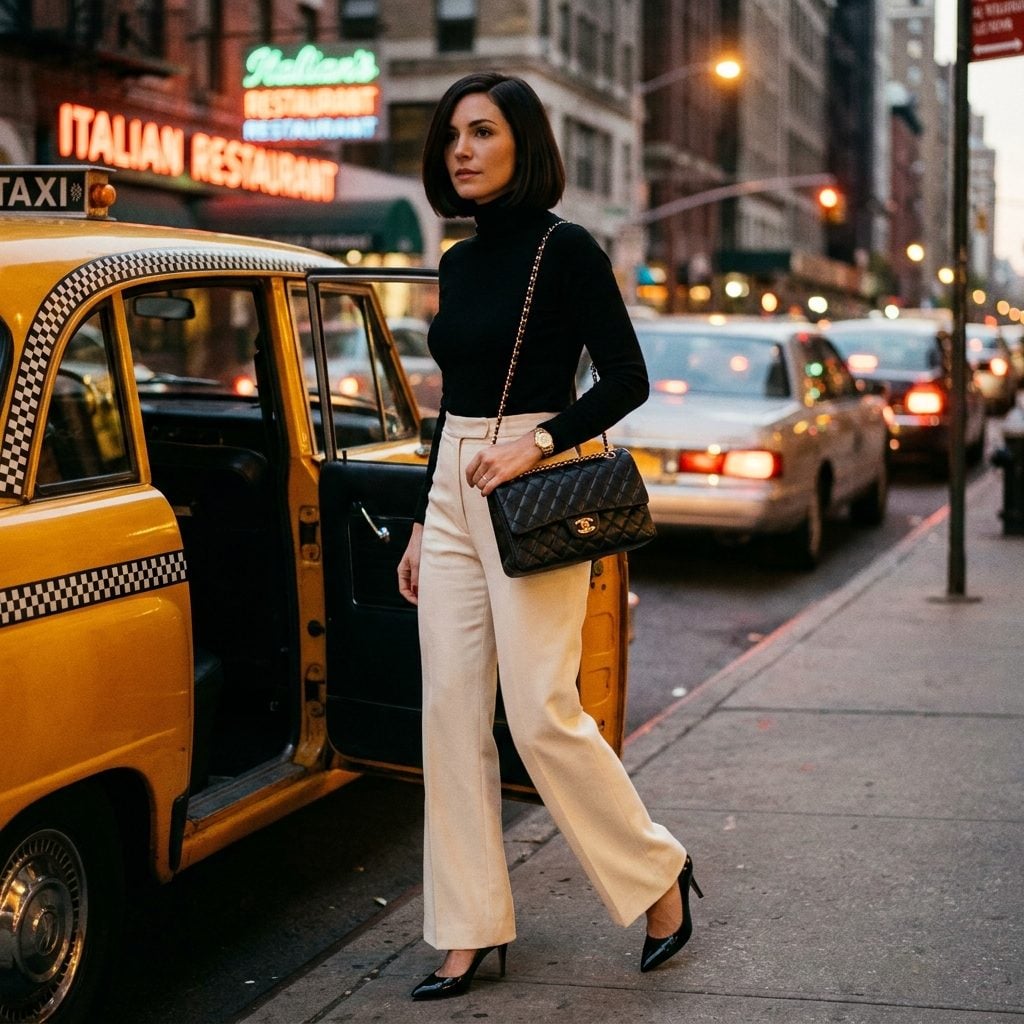 The Chain-Strap Quilted Shoulder Bag That Whispered Old Money