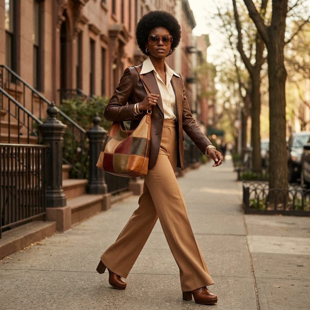 Patchwork Leather Hobo Stitched Together Like a Beautiful Accident