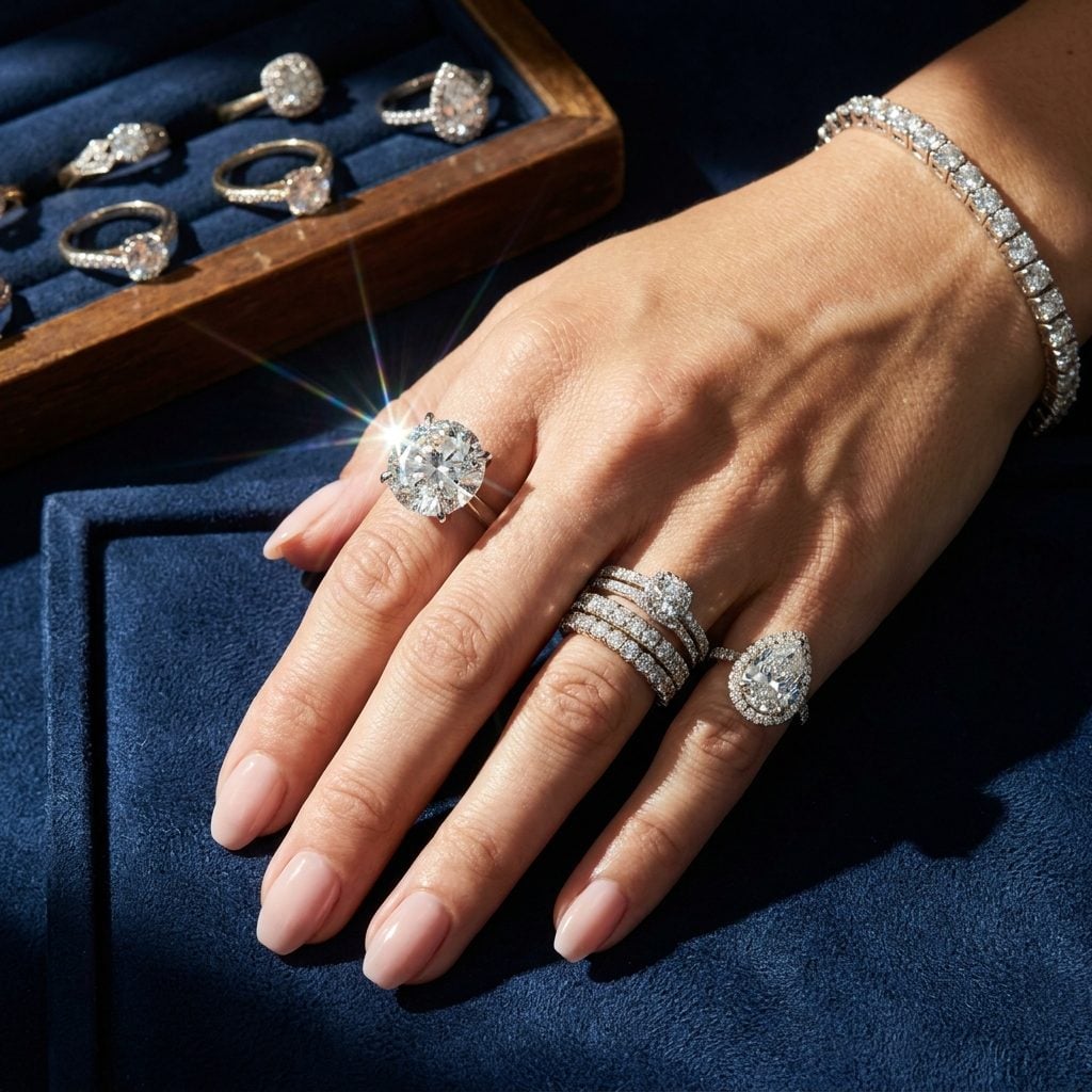 Diamonds Chosen for Sheer Size Before Anyone Mentions the Cut