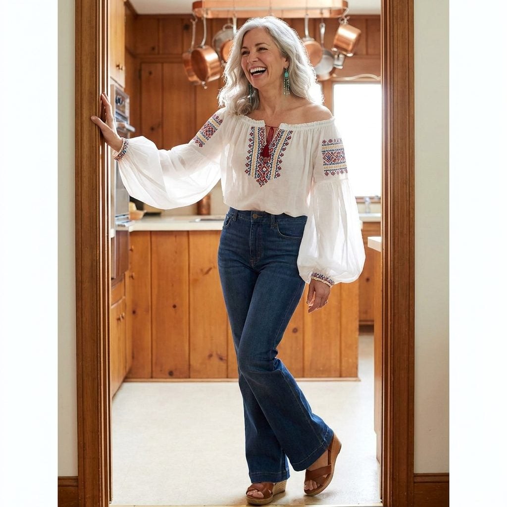 Peasant Blouses With Sleeves So Big They Could Double as Parachutes