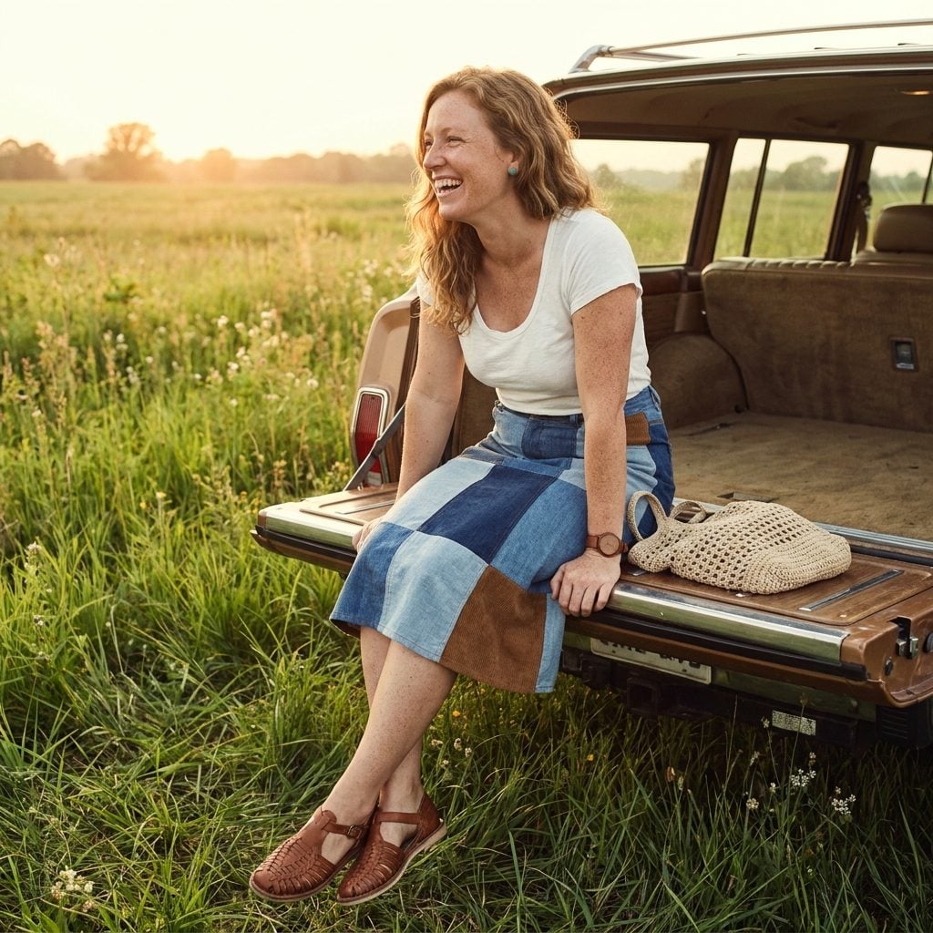 Patchwork Denim Skirts and Jeans Made From Every Pair You'd Ever Owned