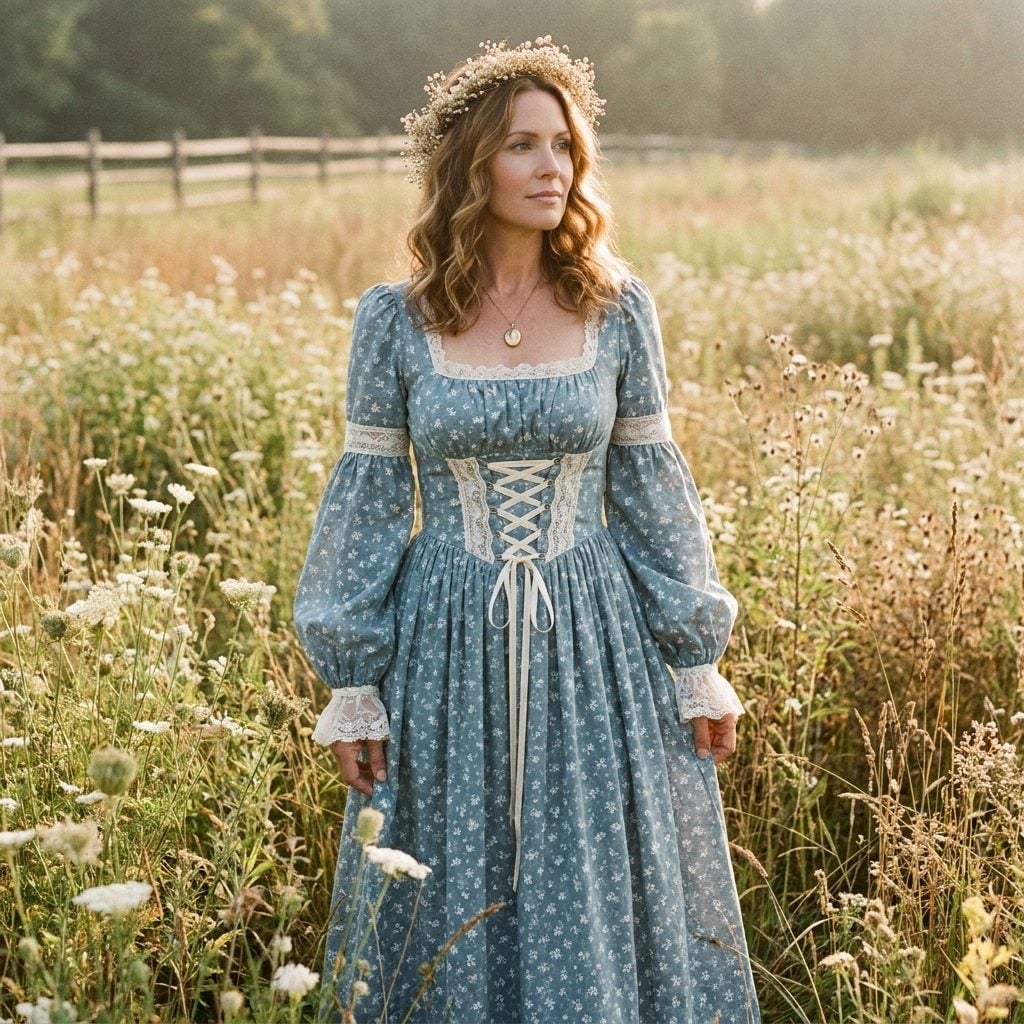 Gunne Sax Prairie Dresses That Made You Look Like a Victorian Ghost at a Garden Party