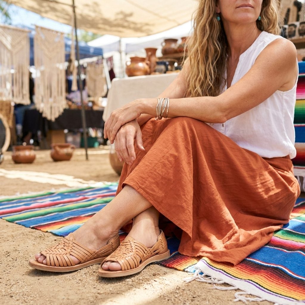 Huarache Sandals That Smelled Like a Leather Shop and Offered Zero Arch Support