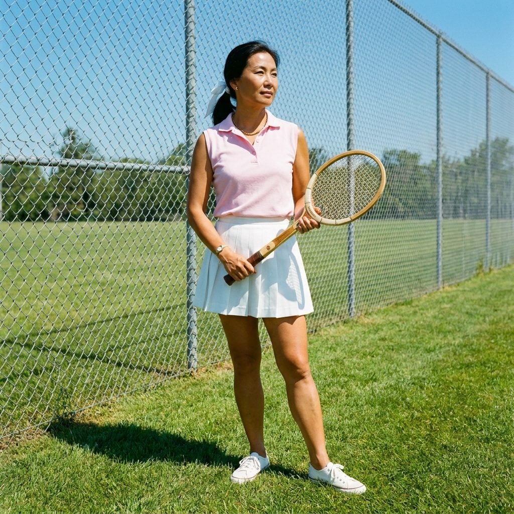Pleated Tennis Skirts with Sleeveless Polos and Canvas Sneakers (Even If You'd Never Held a Racket)
