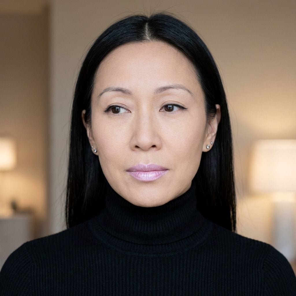 Frosted Lipstick in a Shade Somewhere Between 'Barely There' and 'Ghost Lip'