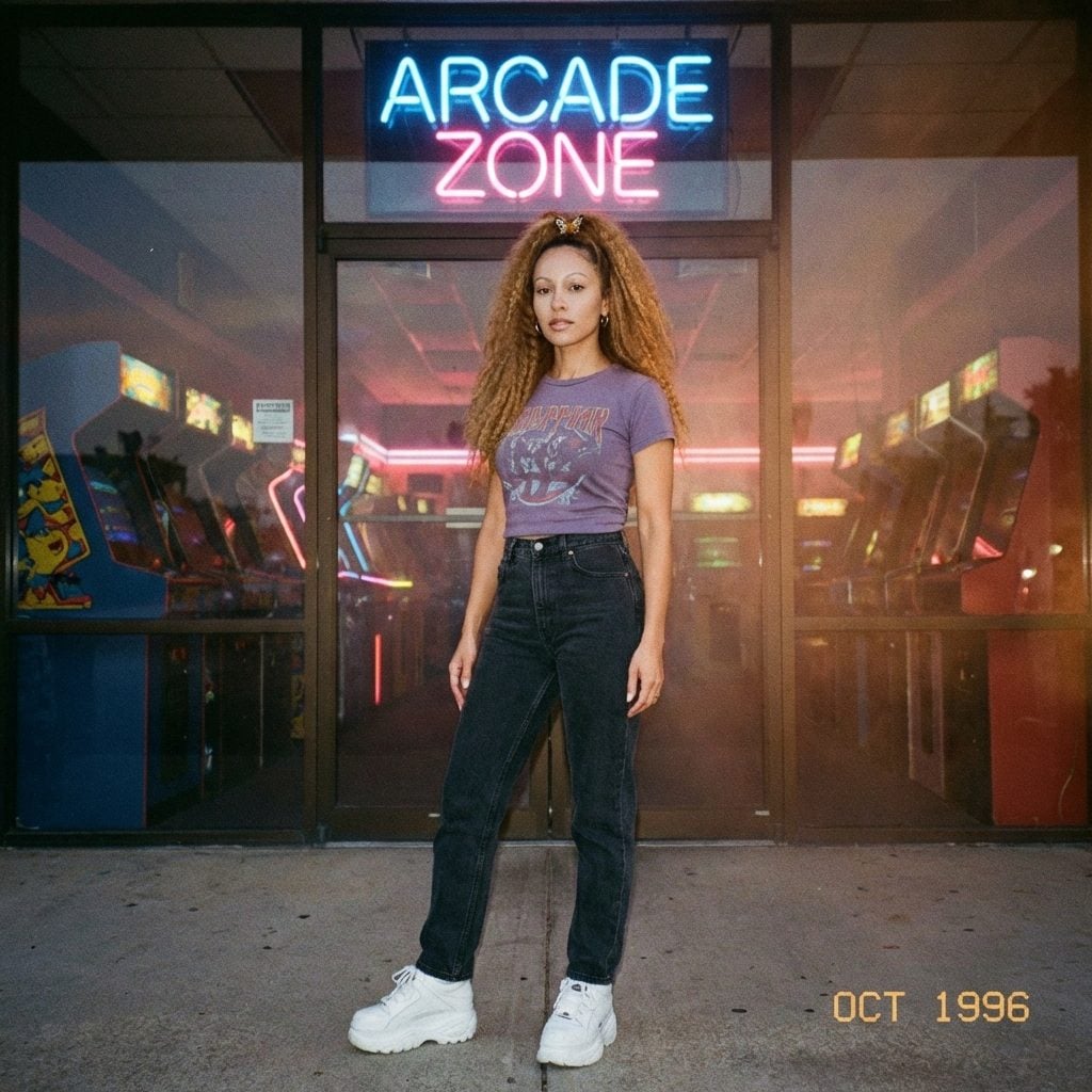 Crimped Hair With That Signature Zig-Zag Texture