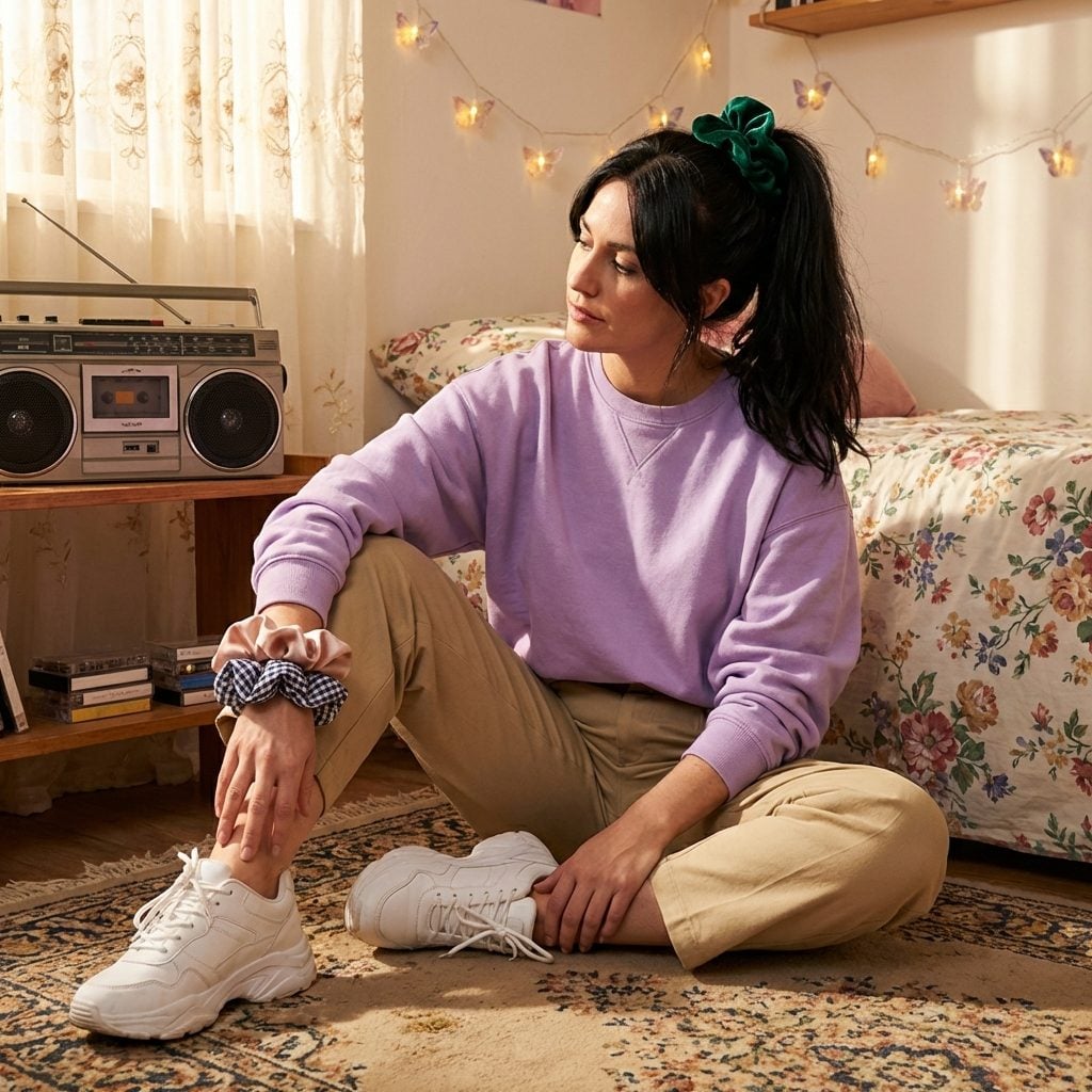 Scrunchies Worn in Your Hair AND on Your Wrist Simultaneously