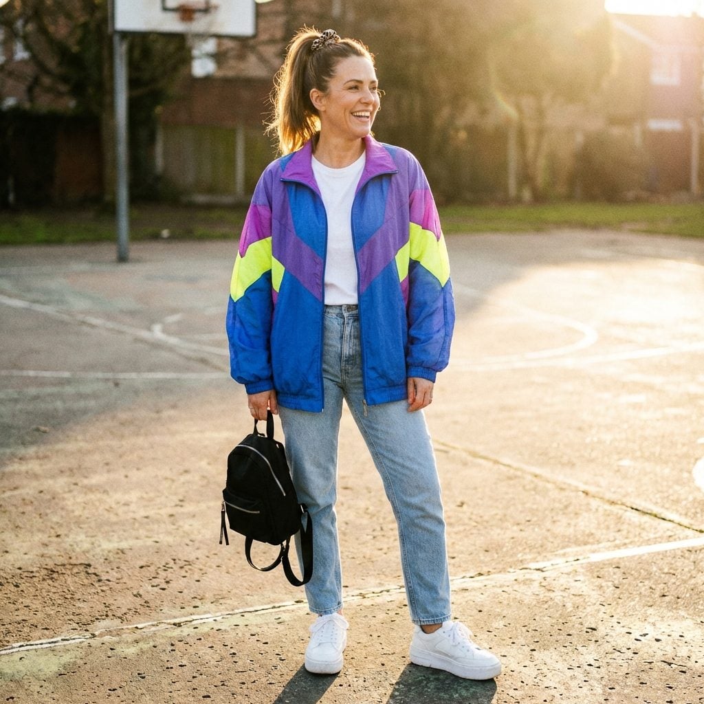 Windbreaker Jackets in Color Blocks So Loud They Could Be Seen From Space