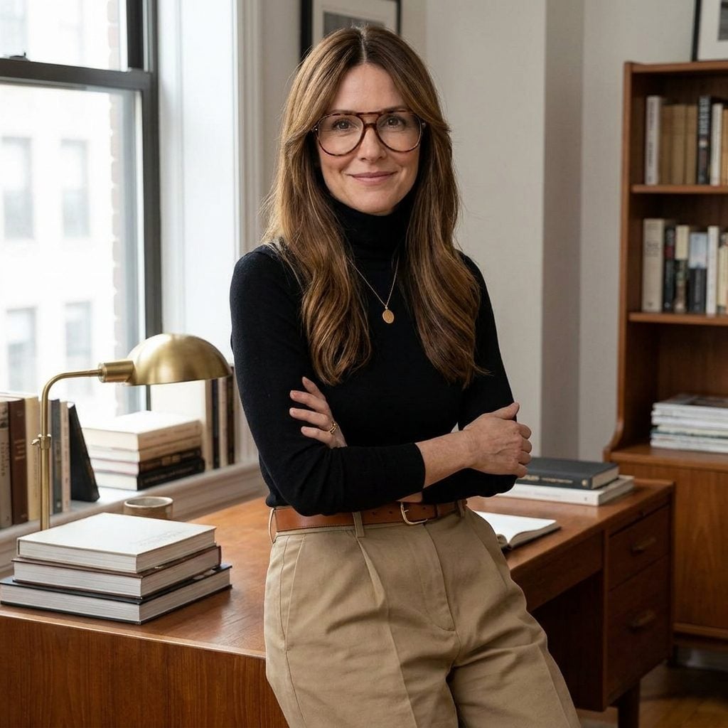 Long Center-Parted Layers That Whispered 'I Have Opinions and a Subscription to Ms. Magazine'