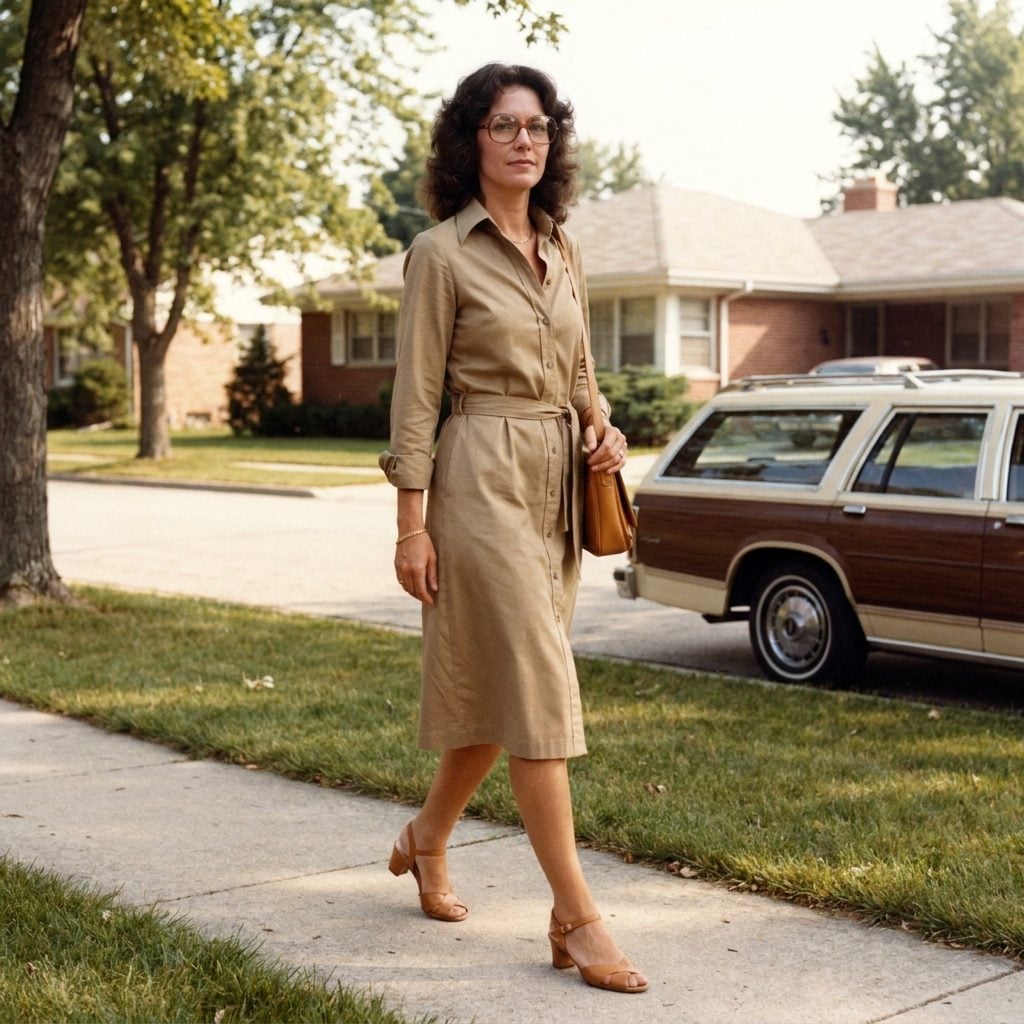 Shirtdresses with Every Single Button Undone Past the Point of Reason