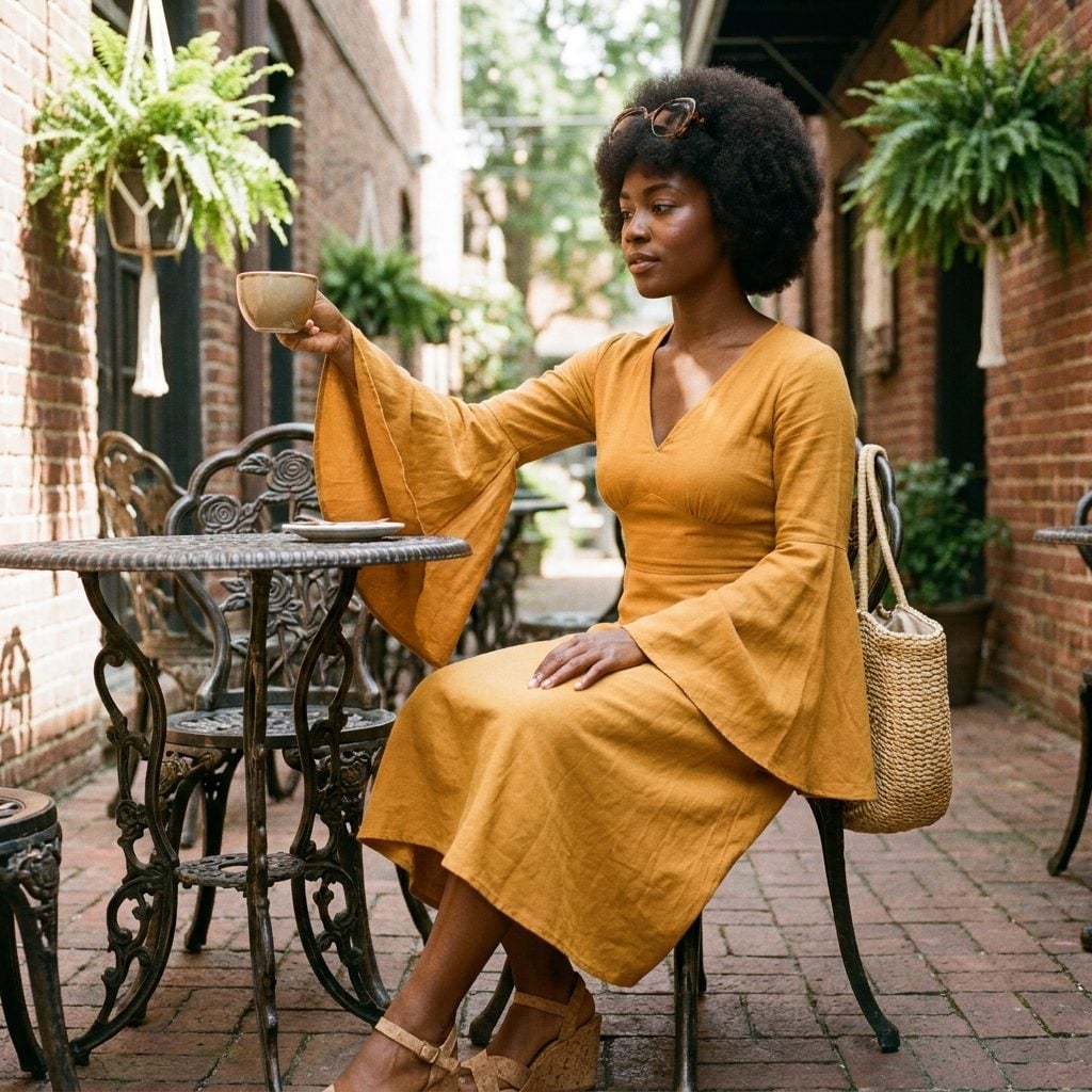 Bell Sleeves So Wide You Dipped Them in Your Soup and Didn't Even Flinch