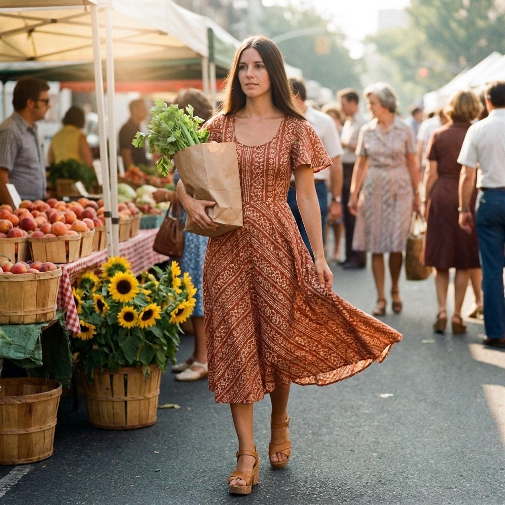 The Midi Dress That Moved Like It Had Somewhere Better to Be