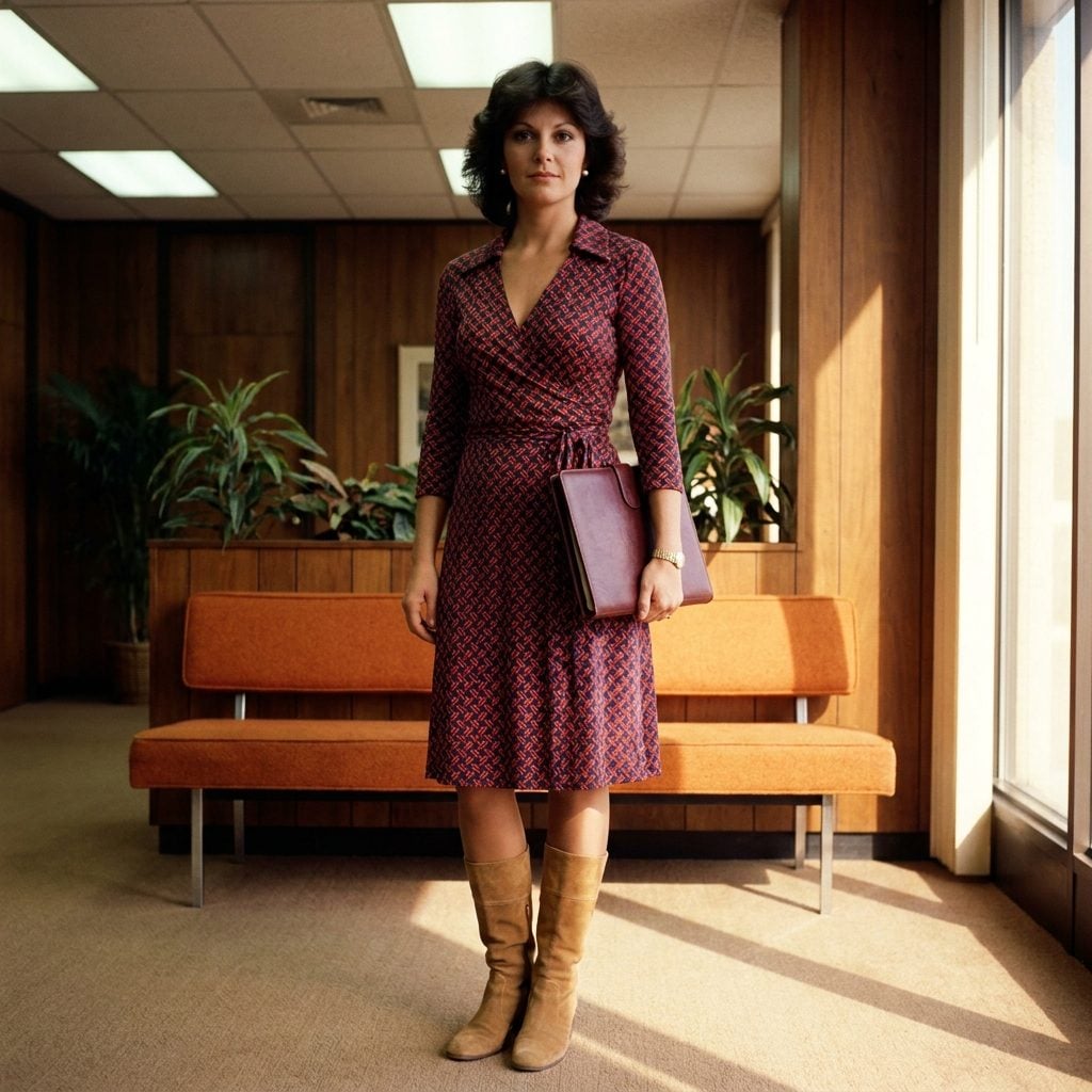 The DVF Wrap Dress You Wore to Everything Because It Was the Only Dress That Actually Worked