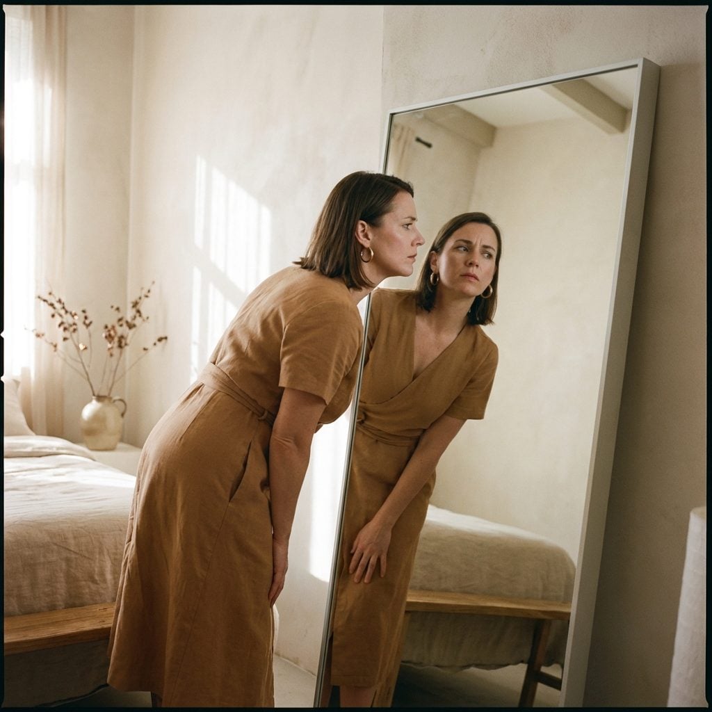 You're Looking in the Mirror to See What They'll See, Not What You Feel