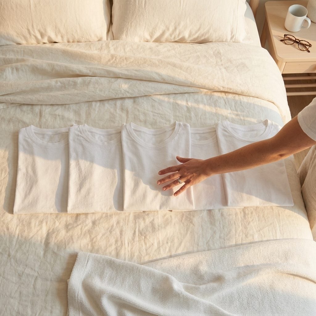 You've Bought the Same White Tee Four Times Because Change Feels Like Effort