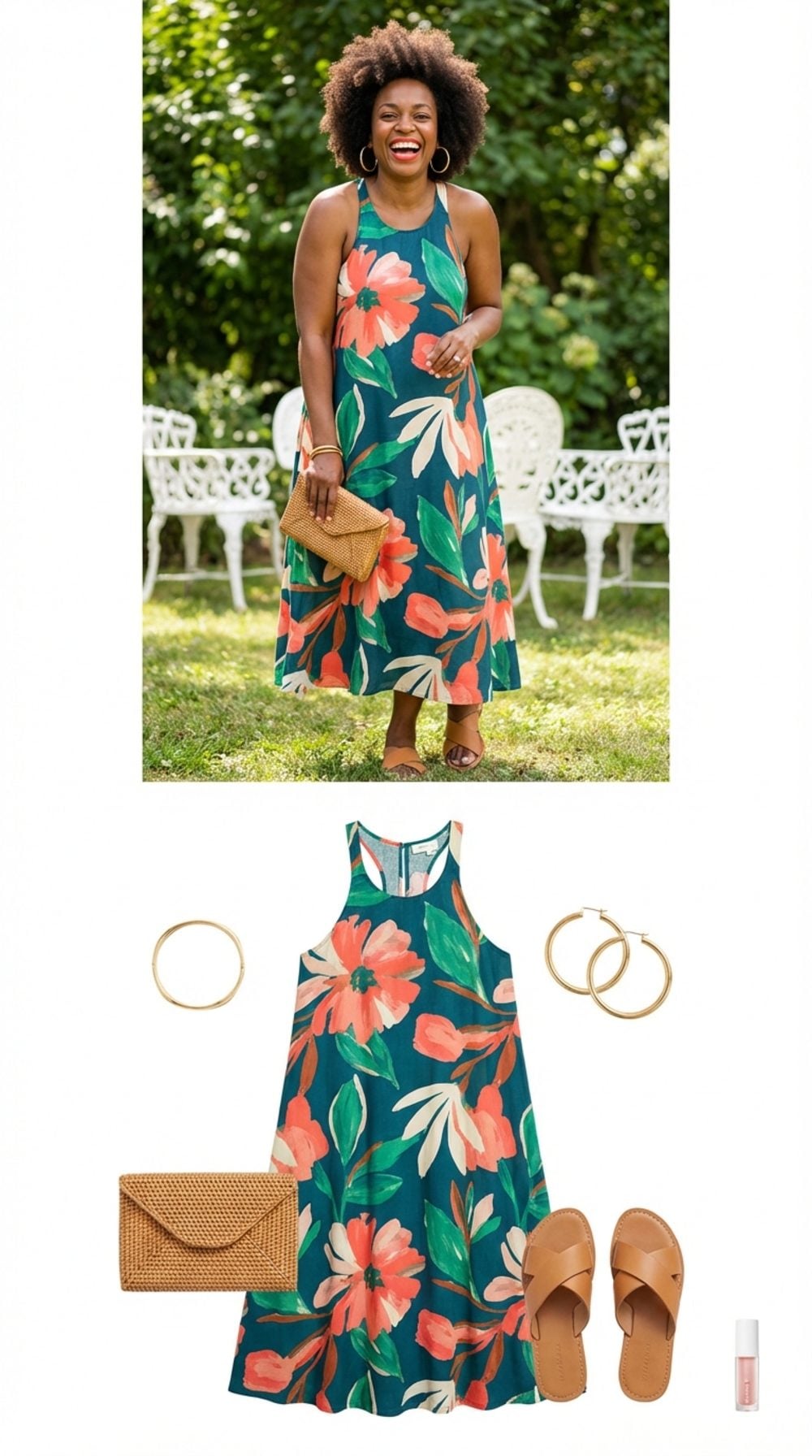 Racerback Sundress in a Bold Print: Let the Pattern Do the Talking