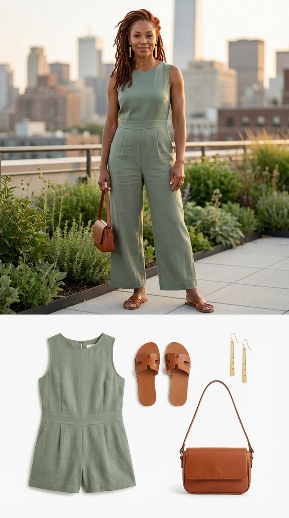 One Piece, Maximum Impact: The Sleeveless Jumpsuit with a Built-In Waist Seam