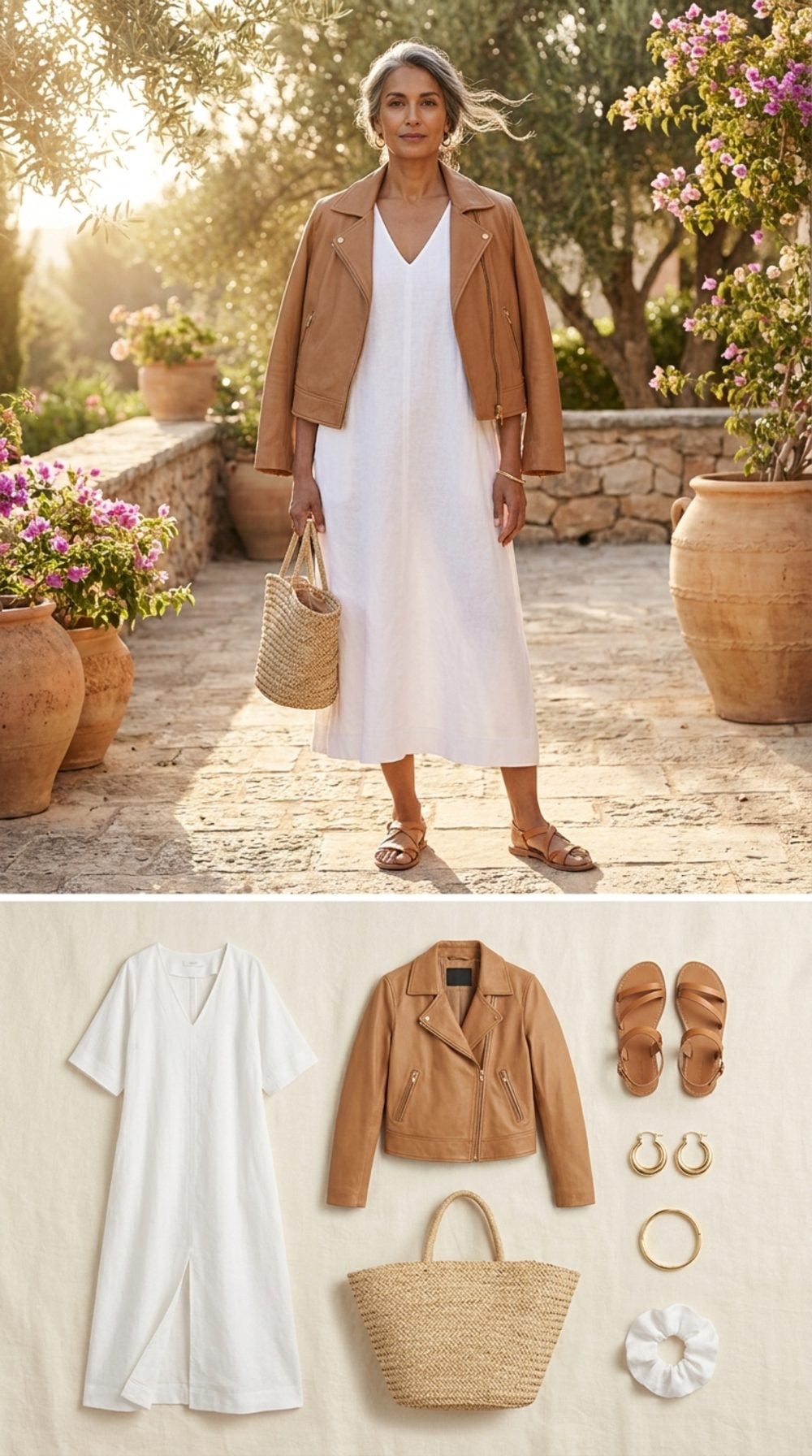 White Linen, Tan Leather, and the Kind of Saturday That Feels Like a Vacation
