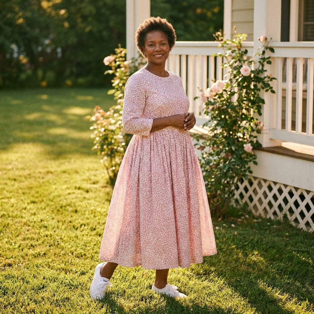 White Keds With Floral Midis, Zero Irony Required