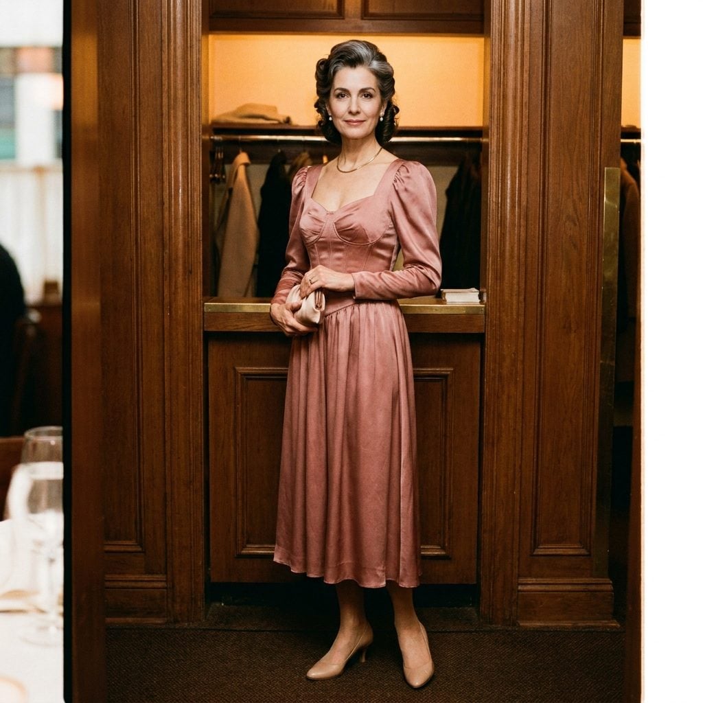 The Tea-Length Formal Midi That Wasn't Quite Casual, Wasn't Quite Occasion Wear