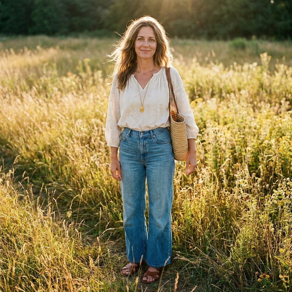 The Long Tousled Flip With Center-Parted Curtain Bangs and Zero Apologies