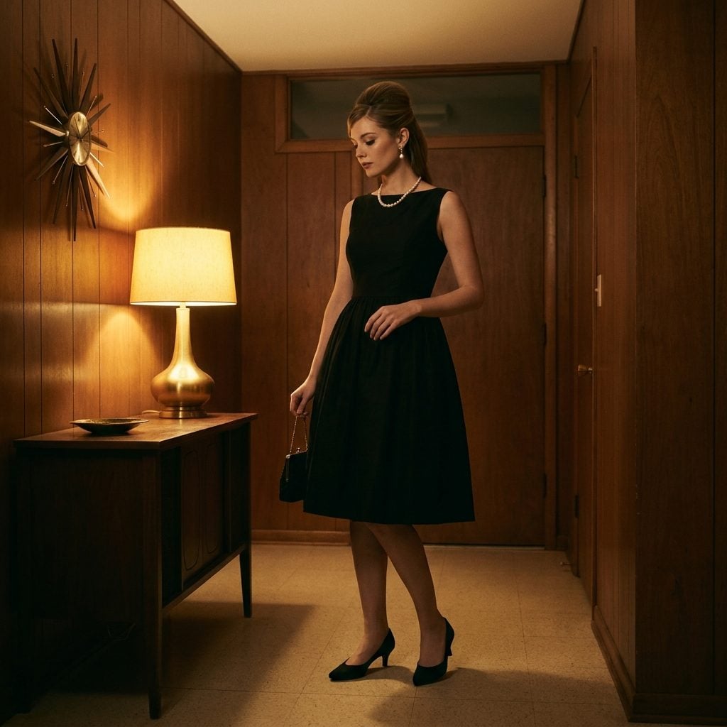 The Beehive Half-Updo With Pearl Drops (Because You Were Going Somewhere Important)