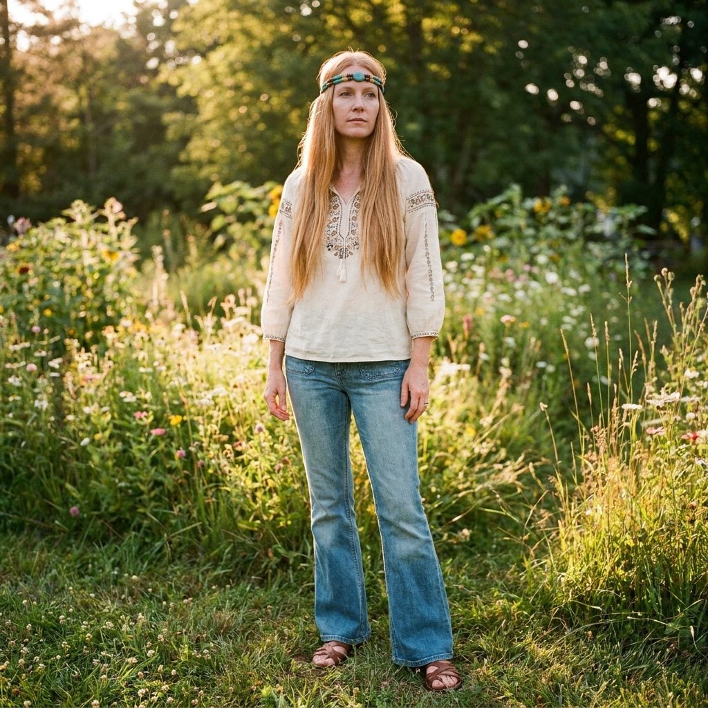 The Flower-Child Center Part (The One Your Mother Absolutely Hated)