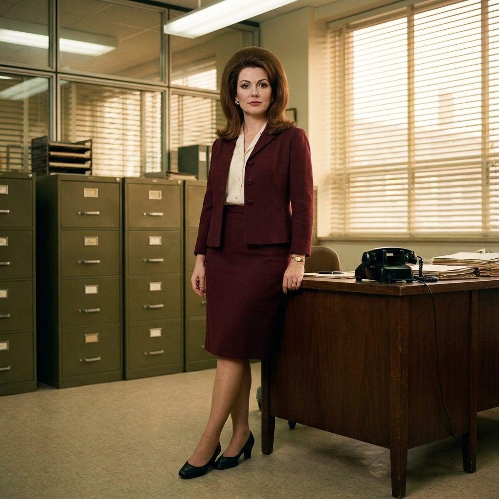 The Teased Crown With Straight Lengths: When You Wanted Volume But Also Wanted to Look Like You Watched the News