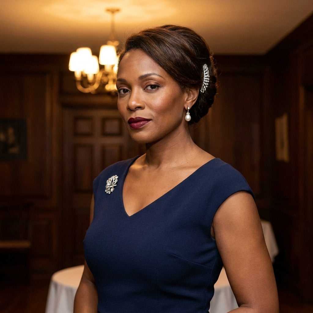 The French Twist Secured With a Rhinestone Comb You Treated Like Fine Jewelry