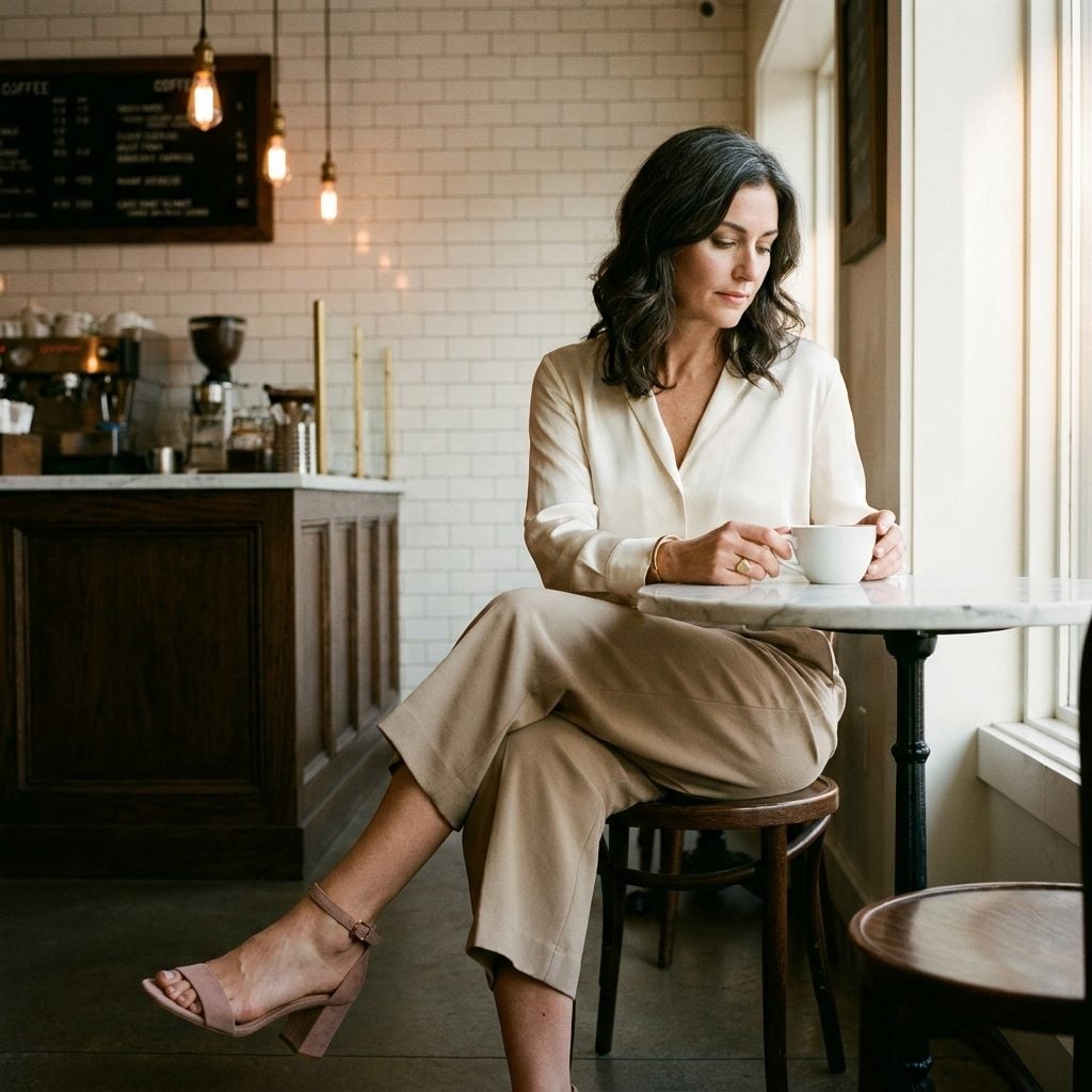 Silk That Whispers Instead of Shouts, Paired with Trousers That Actually Move